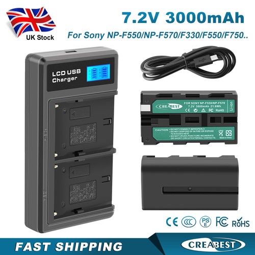 2pcs f550 battery - 2pcs, np-f550