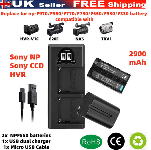 F550 battery 2900mah - np-f550,