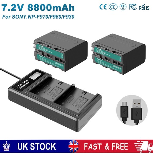 2pcs f970 battery dual - 2pcs, &dual