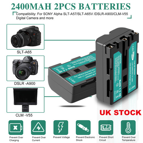 2pcs fm500h battery - 2pcs, battery+charger