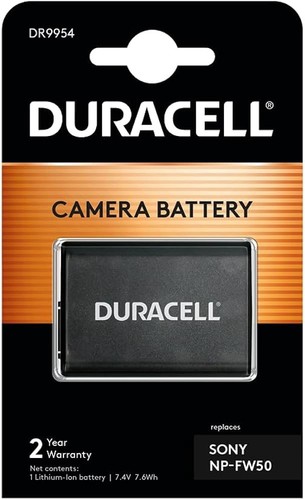 Duracell sony fw50 battery - sony, np-fw50