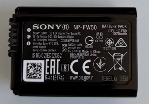 Sony fw50 digital - np-fw50,