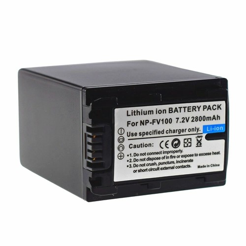 Camera battery fv100 2v - battery, 7.2v