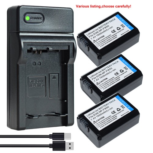 Fw50 battery charger - np-fw50,