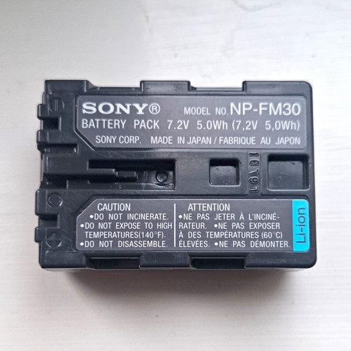Sony fm30 infolithium - np-fm30,