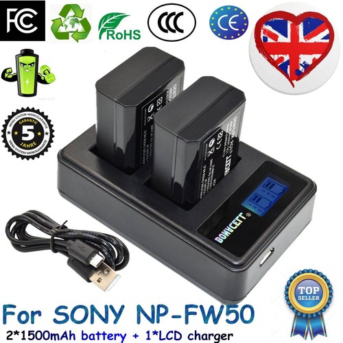 Fw50 camera battery - 2x, np-fw50
