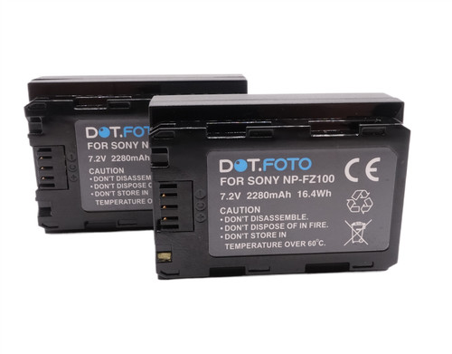 Fz100 battery for - 2x, np-fz100